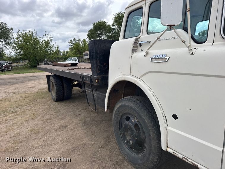 image for item FB7348 1967 Ford C610D rollback truck