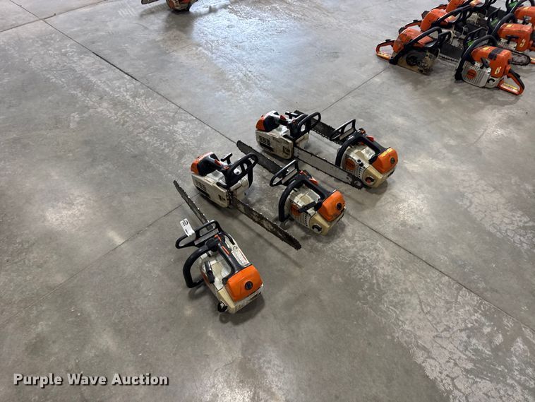 (5) Stihl MS201TC chain saws