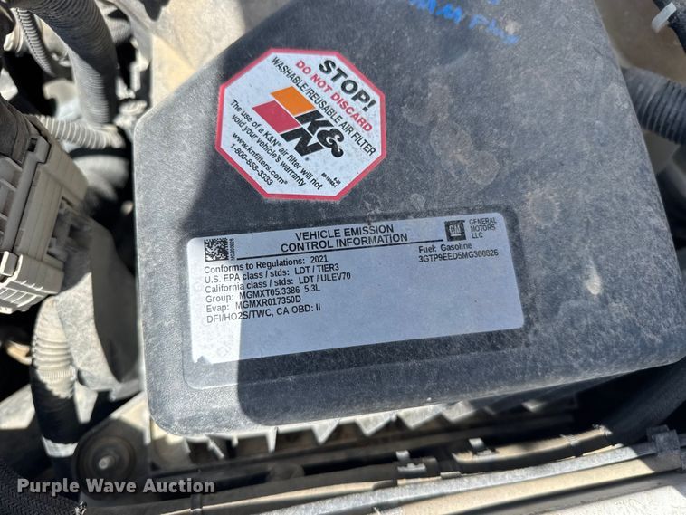 image for item FB7374 2021 GMC Sierra Crew Cab pickup truck