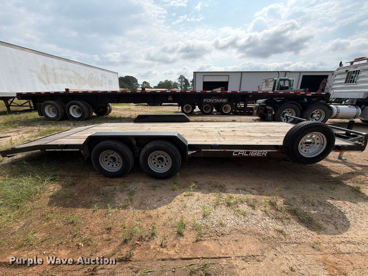 image for item FB8136 2023 Caliber Trailer Mfg. CL722 equipment trailer