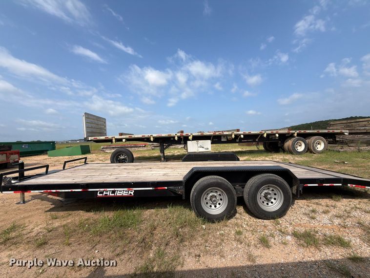 image for item FB8136 2023 Caliber Trailer Mfg. CL722 equipment trailer