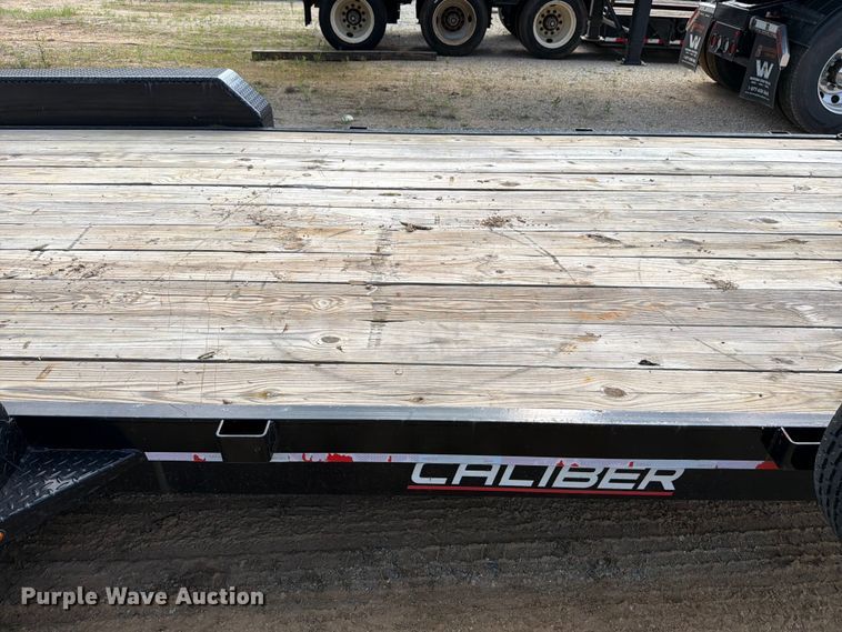 image for item FB8136 2023 Caliber Trailer Mfg. CL722 equipment trailer