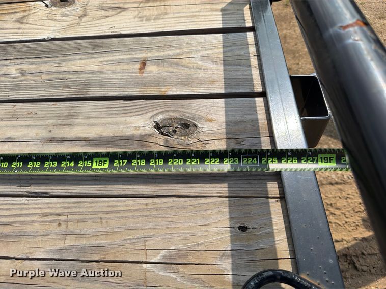 image for item FB8136 2023 Caliber Trailer Mfg. CL722 equipment trailer