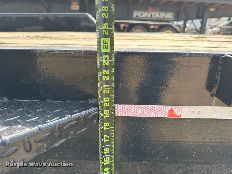 image for item FB8136 2023 Caliber Trailer Mfg. CL722 equipment trailer