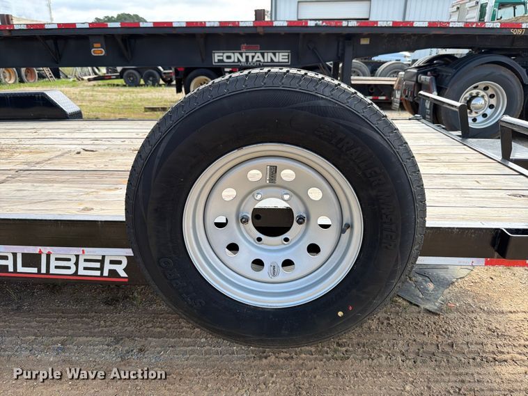 image for item FB8136 2023 Caliber Trailer Mfg. CL722 equipment trailer