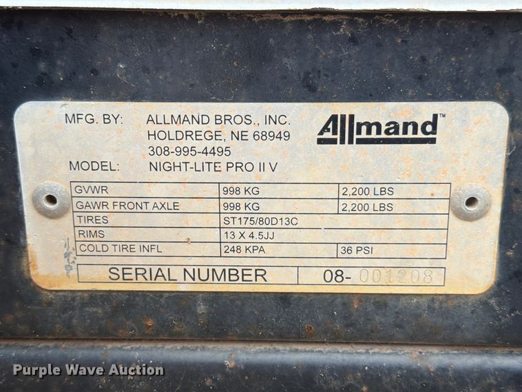 image for item FB8162 (4) Allmand Night-Lite light plants