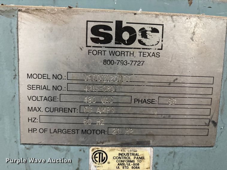 image for item FC2267 SBS VEDD12120DDT paint booth
