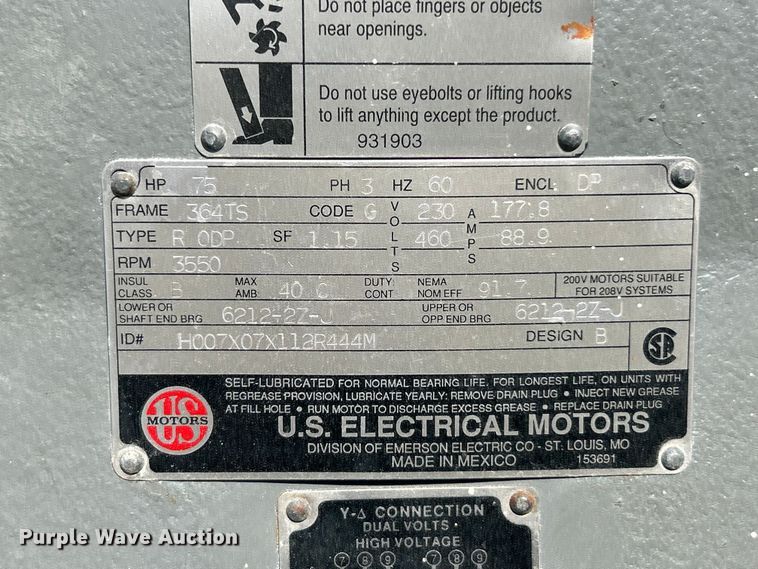 image for item FC2602 (2) U.S. Electrical Motors electric motors