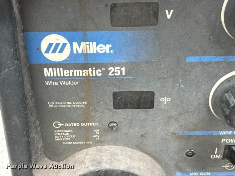 image for item FC2620 Miller Millermatic 251 welder