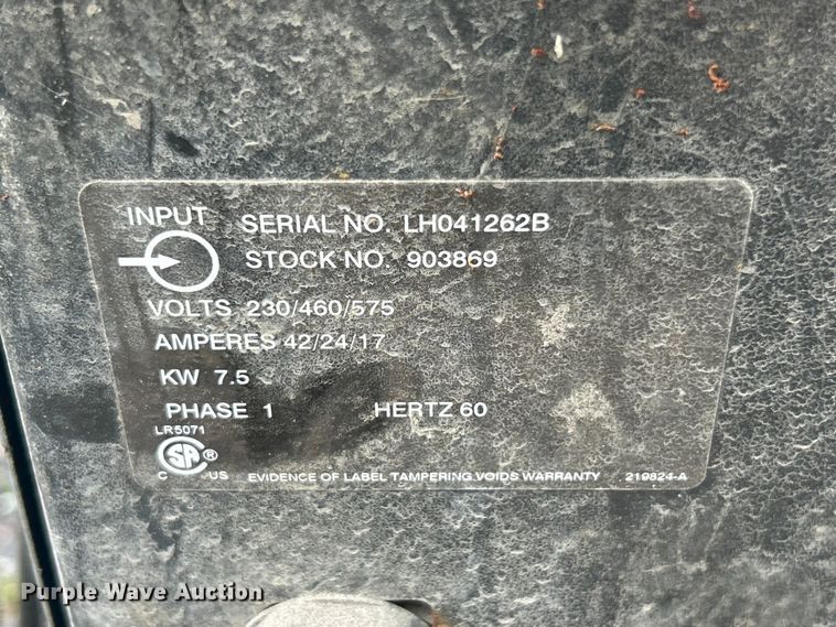 image for item FC2620 Miller Millermatic 251 welder