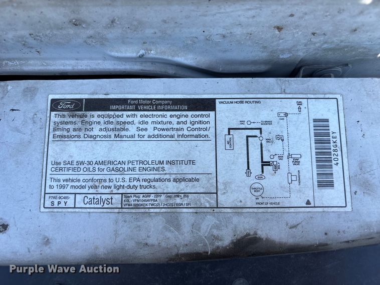 image for item FC4645 1997 Ford Ranger pickup truck