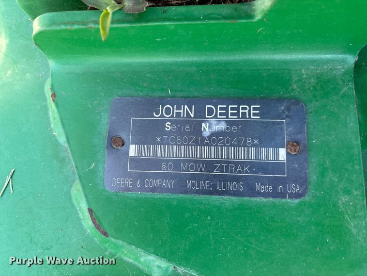 image for item FC4648 John Deere F680 ZTR lawn mower