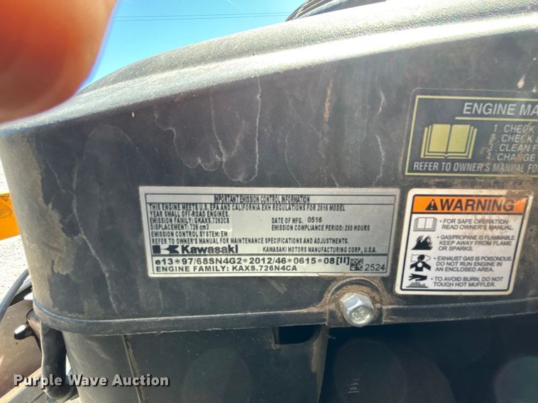 image for item FC4650 Cub cadet Z - force SX lawn mower