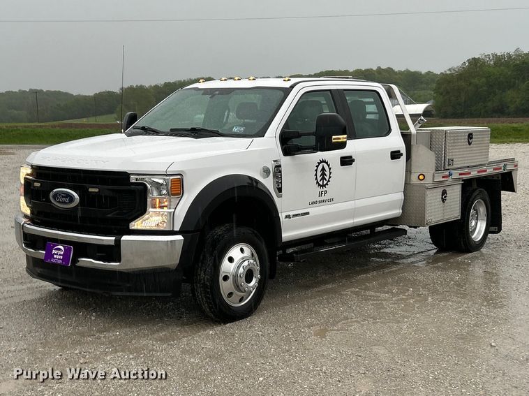 image for item FC5460 2020 Ford F550 Super Duty XL flatbed truck
