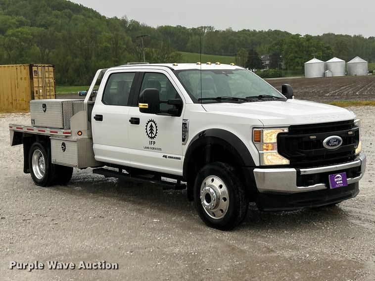 image for item FC5460 2020 Ford F550 Super Duty XL flatbed truck