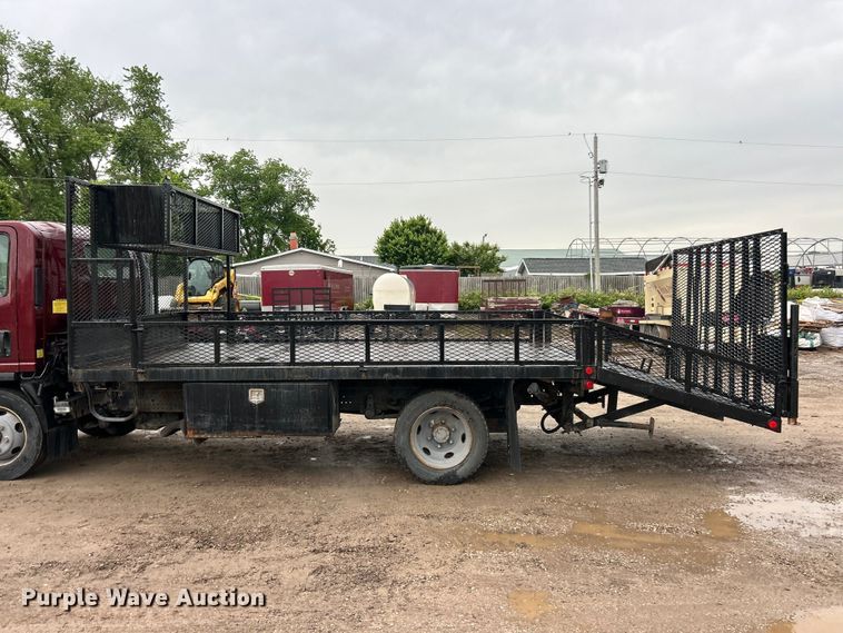 image for item FC5472 2015 Isuzu NPR HD flatbed truck