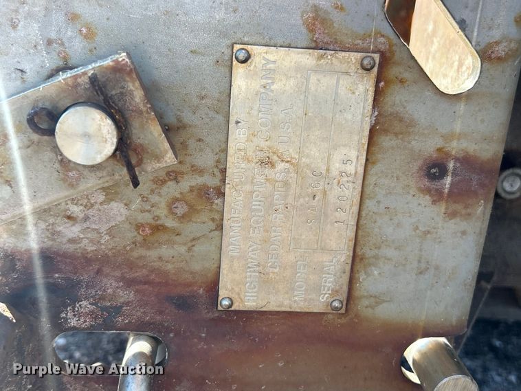 image for item FC5474 Highway Equipment  SA-6C tailgate spreader