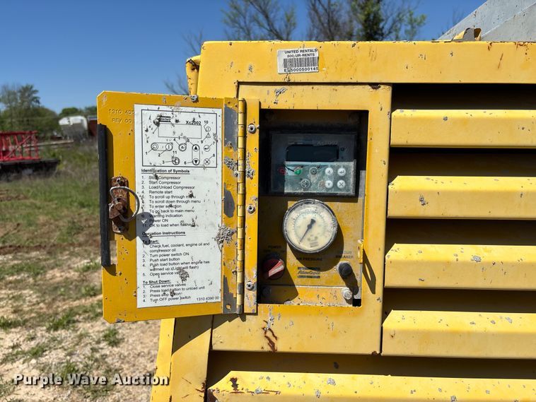 image for item FC5577 2010 Atlas Copco XAS 375 T3 RSC air compressor