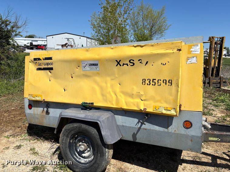 image for item FC5577 2010 Atlas Copco XAS 375 T3 RSC air compressor