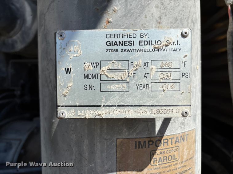 image for item FC5577 2010 Atlas Copco XAS 375 T3 RSC air compressor