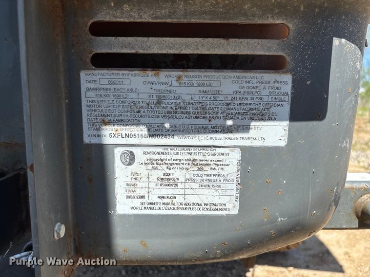 image for item FC5579 2011 Wacker Neuson LTN6 light plant