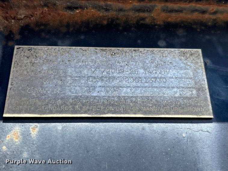 image for item FC5583 2009 Starlite equipment trailer