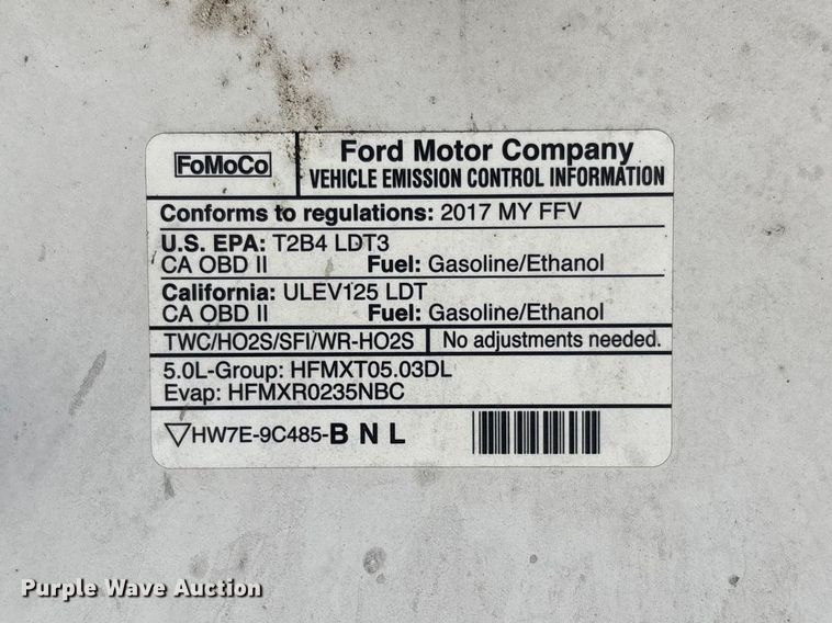 image for item FC5584 2018 Ford F150 Crew Cab pickup truck