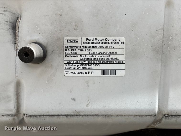 image for item FC5590 2016 Ford F150 XL pickup truck