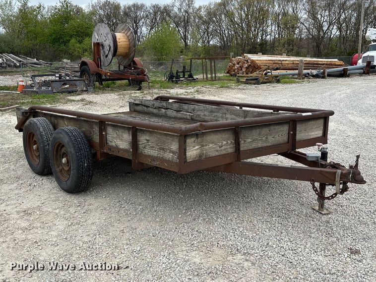 image for item FC5602 1987 Doolittle utility trailer