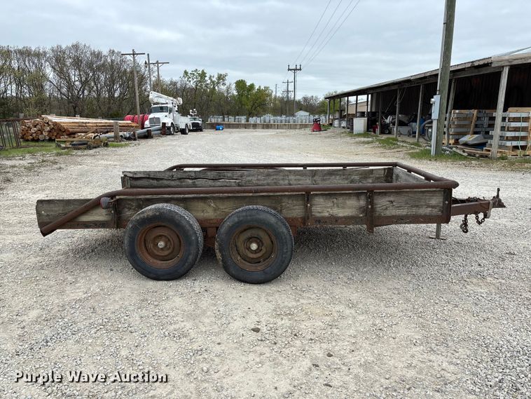 image for item FC5602 1987 Doolittle utility trailer