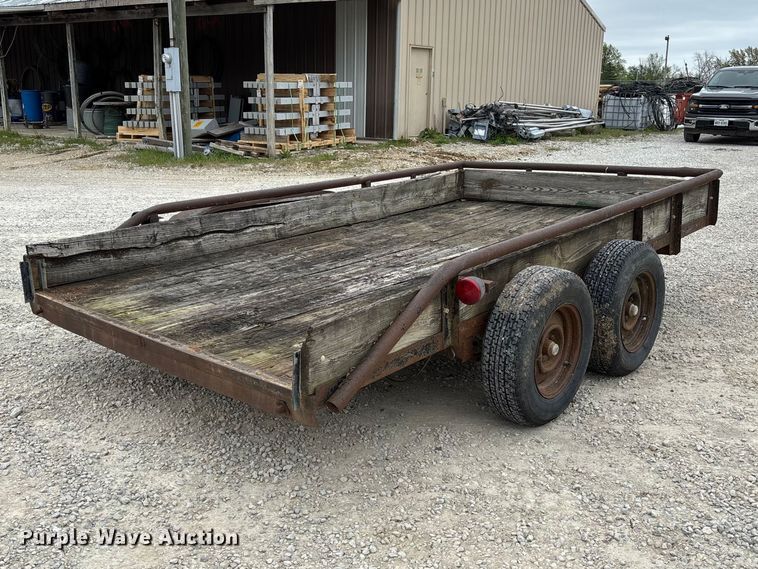 image for item FC5602 1987 Doolittle utility trailer
