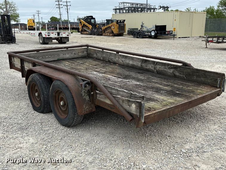 image for item FC5602 1987 Doolittle utility trailer