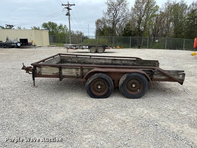 image for item FC5602 1987 Doolittle utility trailer