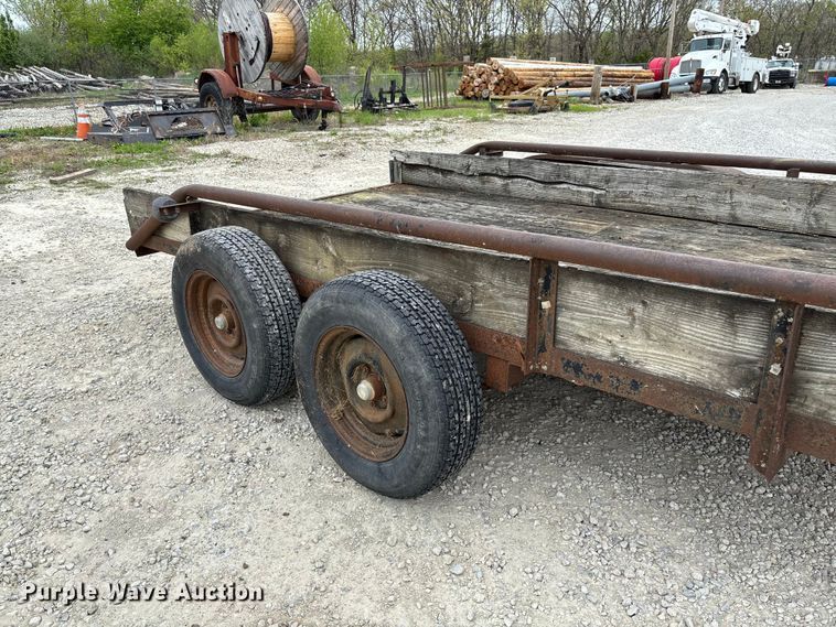 image for item FC5602 1987 Doolittle utility trailer