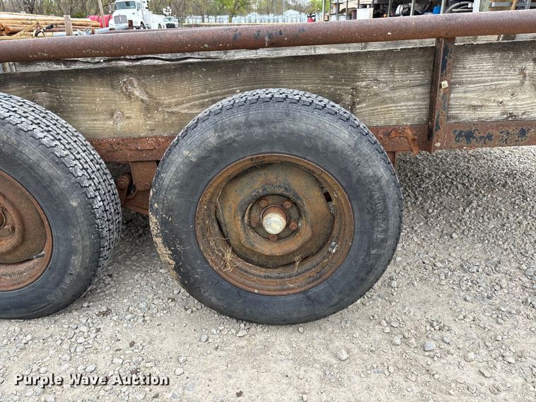 image for item FC5602 1987 Doolittle utility trailer