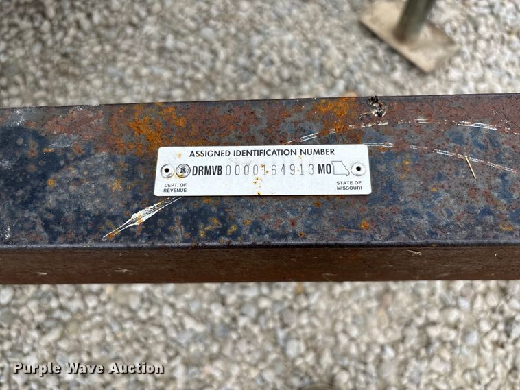 image for item FC5602 1987 Doolittle utility trailer