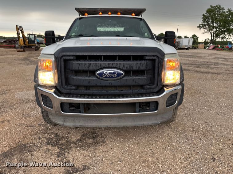 image for item FG0333 2013 Ford F450 Super Duty XL Crew Cab flatbed truck