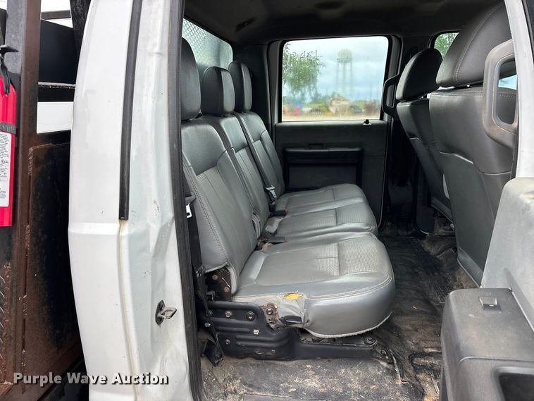 image for item FG0333 2013 Ford F450 Super Duty XL Crew Cab flatbed truck