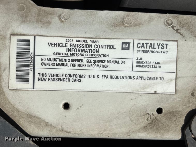 image for item FG2987 2008 Buick LaCrosse 