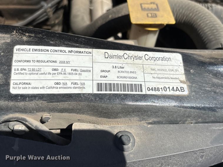 image for item FG2989 2008 Chrysler Town And Country van