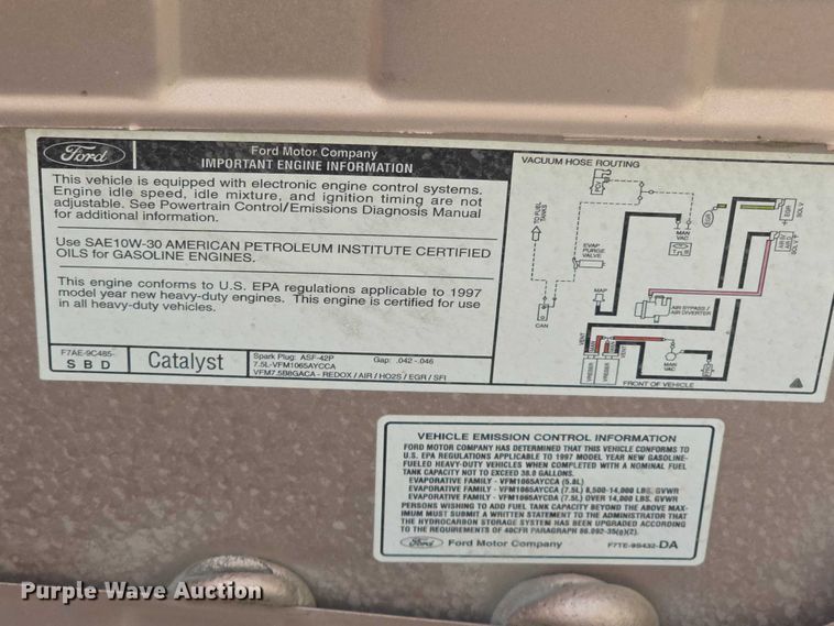 image for item FH6020 1997 Ford F250 Ext. Cab pickup truck