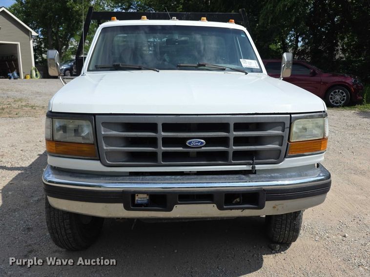 image for item FH6040 1997 Ford F450 dump flatbed truck