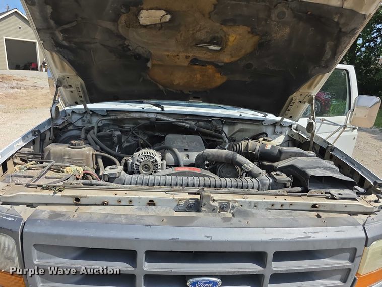 image for item FH6040 1997 Ford F450 dump flatbed truck
