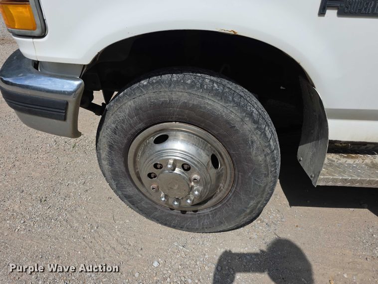 image for item FH6040 1997 Ford F450 dump flatbed truck