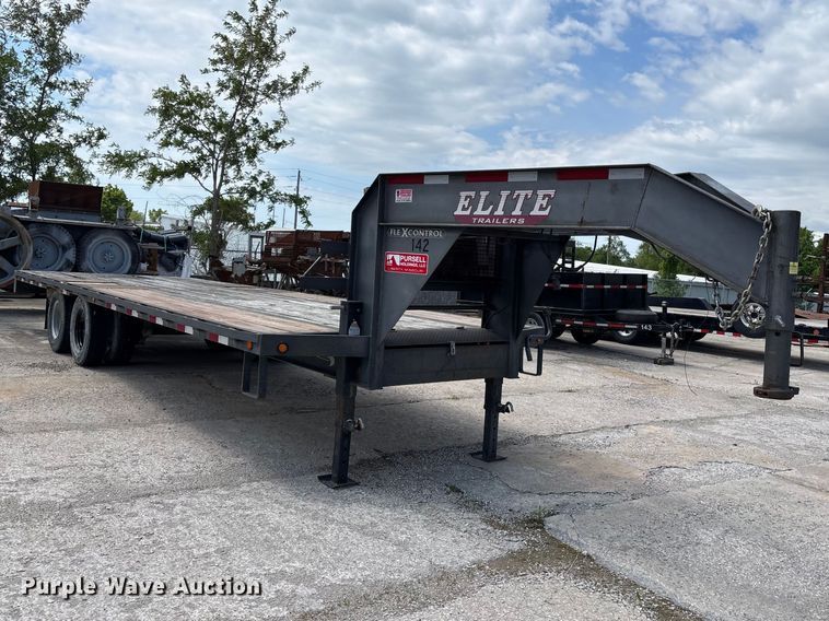 image for item FH7095 2015 Elite Trailers equipment trailer