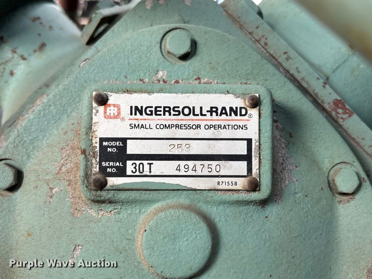 image for item FH7098 Ingersoll Rand 243 air compressor