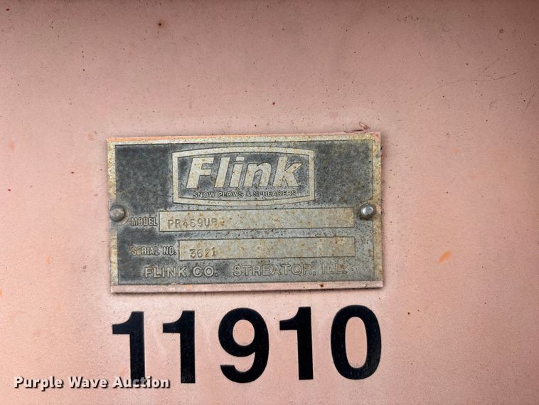 image for item FH7108 Flink PR459U8 wheel loader snow plow