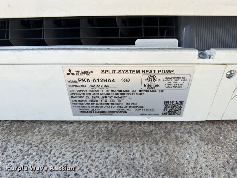 image for item FK0120 Mitsubishi Mr. Slim air conditioner