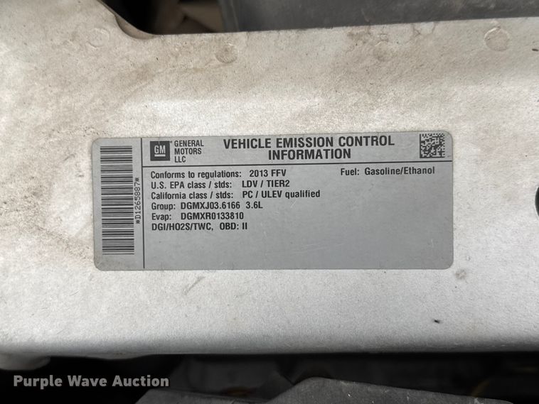 image for item MX9224 2013 Chevrolet Impala 