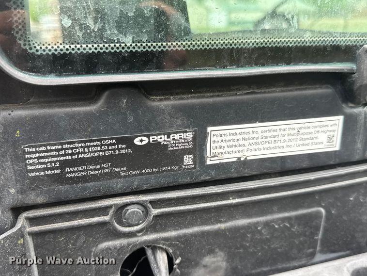 image for item MX9227 2014 Polaris Ranger  utility vehicle